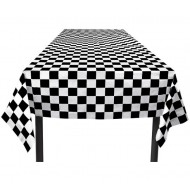Racing Car Grand Prix Chequered Flag Table Cover